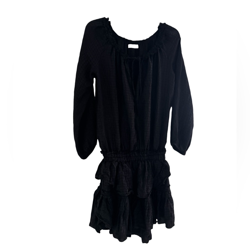 LoveShackFancy Textured Black minidress - Picture 3 of 8